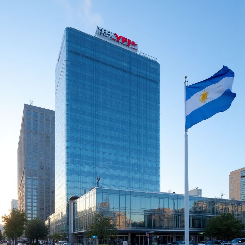Imagen de oficinas centrales de YPF